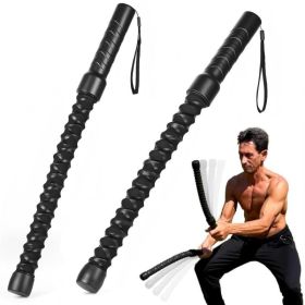 Upgraded Spring-coated Cordless Silent Battle Rope, Portable Home Gym Equipment For Both Men And Women, Suitable For Indoor And Outdoor Workouts. (Option: BLACK)